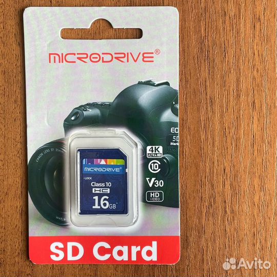 Карта памяти MicroDrive sdhc 16 Гб