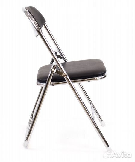 Кресло (стул) Everprof Joker Chrome Экокожа Черный