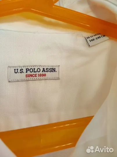 Новая рубашка U.S. polo assn. р-р 140-146