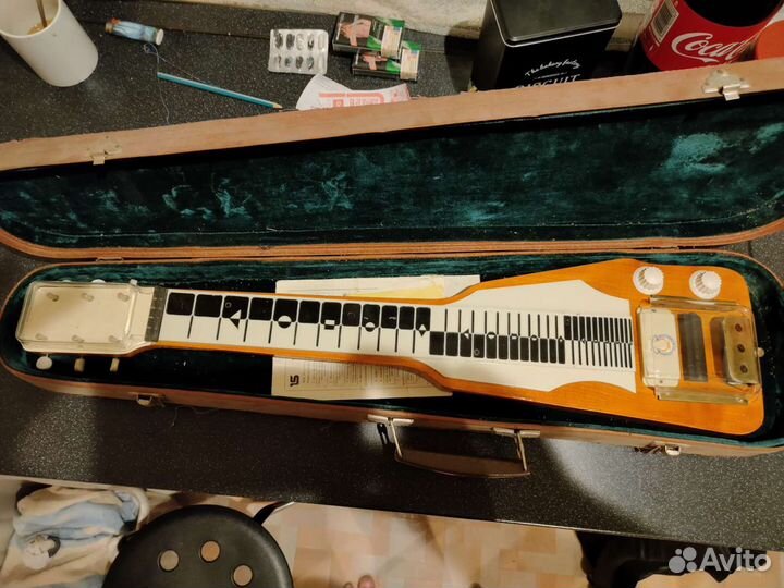 Гавайская электрогитара Lap Steel мэфми