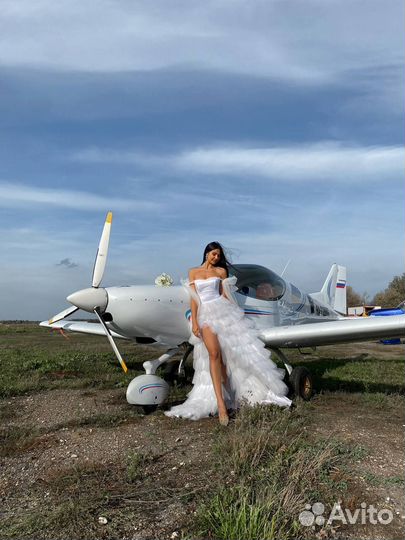 Полет на самолёте над Казанью