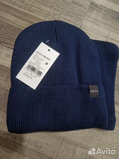 Шапка и снуд для мальчика новый 54-56