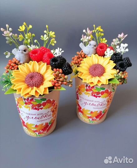 Букет из мыла