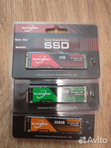 Nvme ssd 256 Gb, новый
