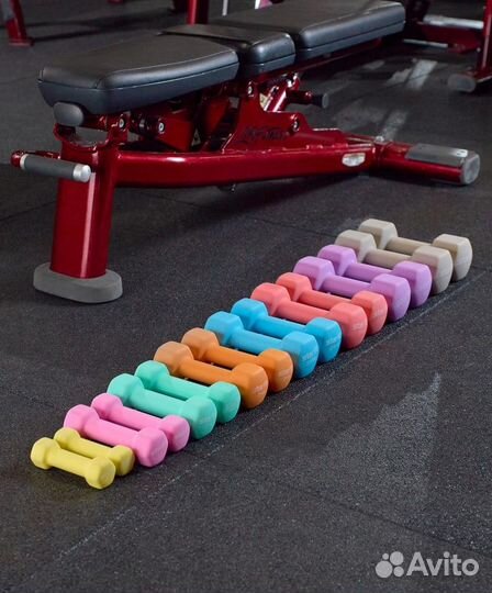 Гантель неопреновая starfit DB-201 1 кг