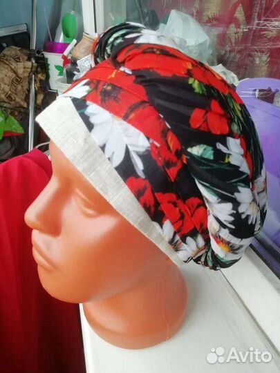 Летние 2 шапочки женская