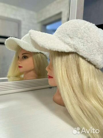 Кепка бейсболка меховая Тедди барашка