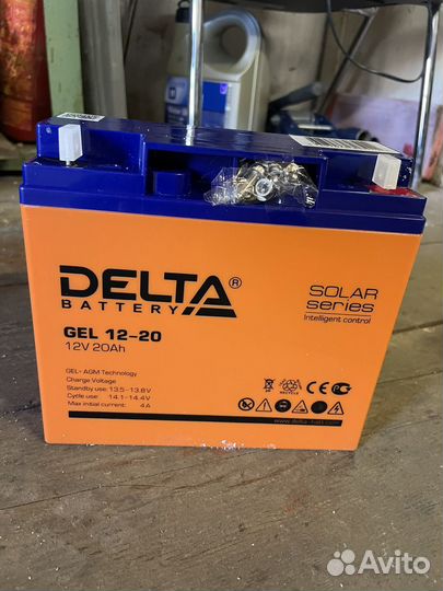 Аккумулятор Delta GEL 12-20