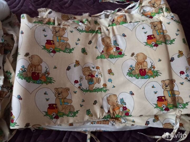 Балдахин и бортики в кроватку