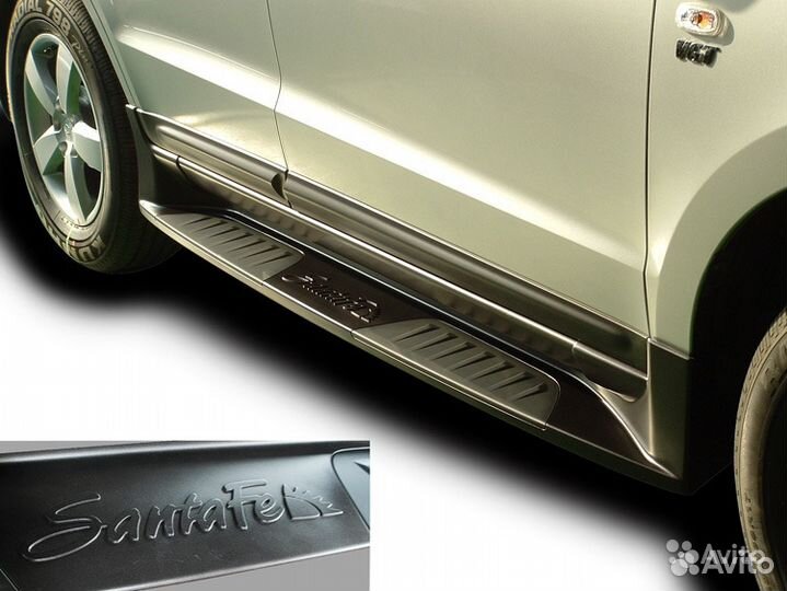 Hyundai Santa Fe 2006-2009г. пороги