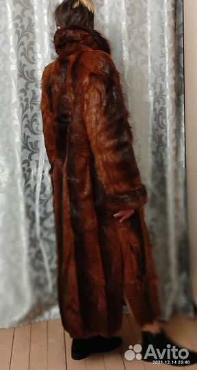 Шуба натуральная р 46