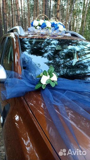 Украшения на свадебную машину