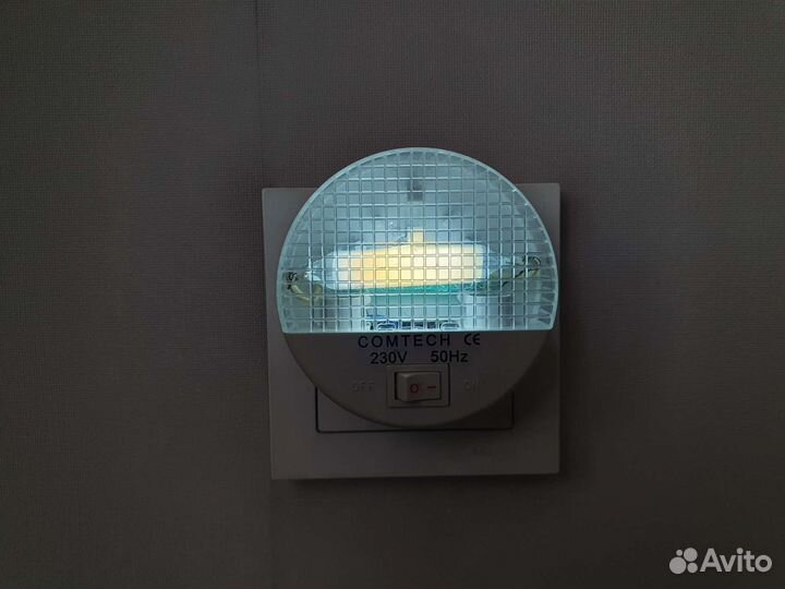 Светильник ночник круглый маленький