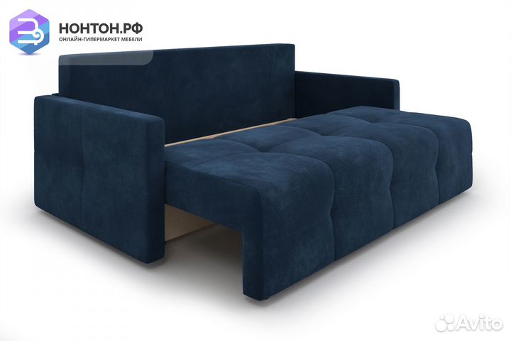 Диван еврокнижка Марсель 2 темно-синий
