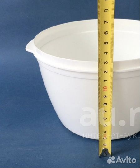 Миска 3 л глубокая с крышкой для свч, Бытпласт