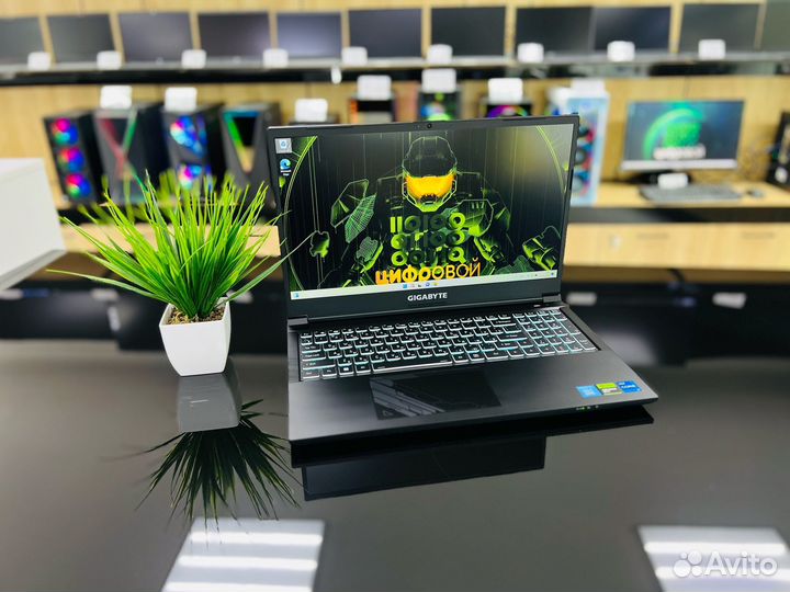 Игровой Gigabyte 15.6 Core i5-12500H/RTX 4060/16Gb