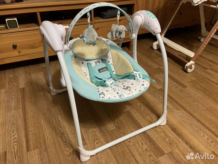 Детские электронные качели для новорожденных