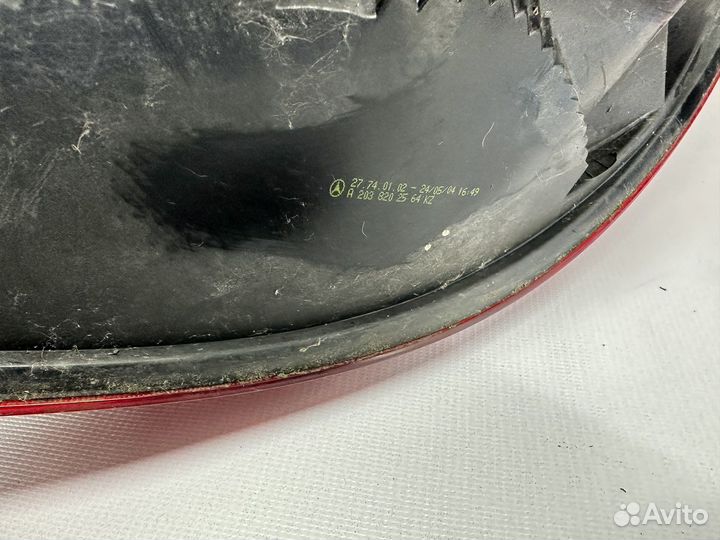 Фонари задние мерседес с-класс