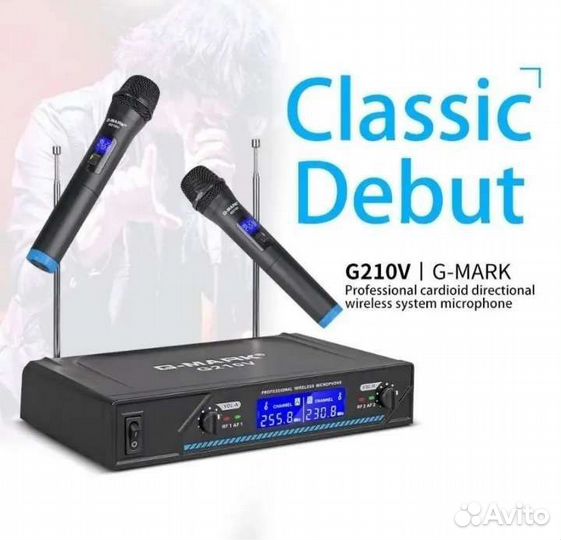 Микрофон беспроводной для вокала G210V