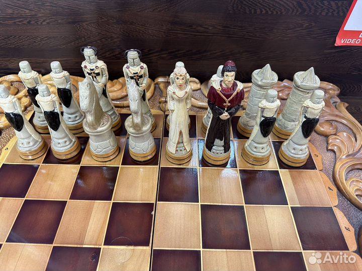 Шахматы резные ручной работы