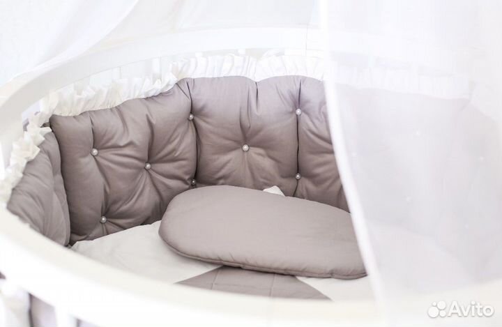 Постальное бельё Сатин 10 в 1 на детскую кроватку