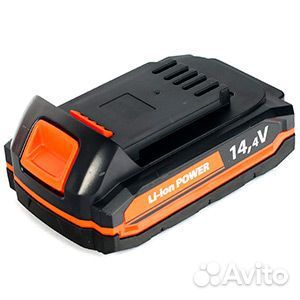 Шуруповерт patriot BR 140Li 14.4В Li-Ion, 2 скорос