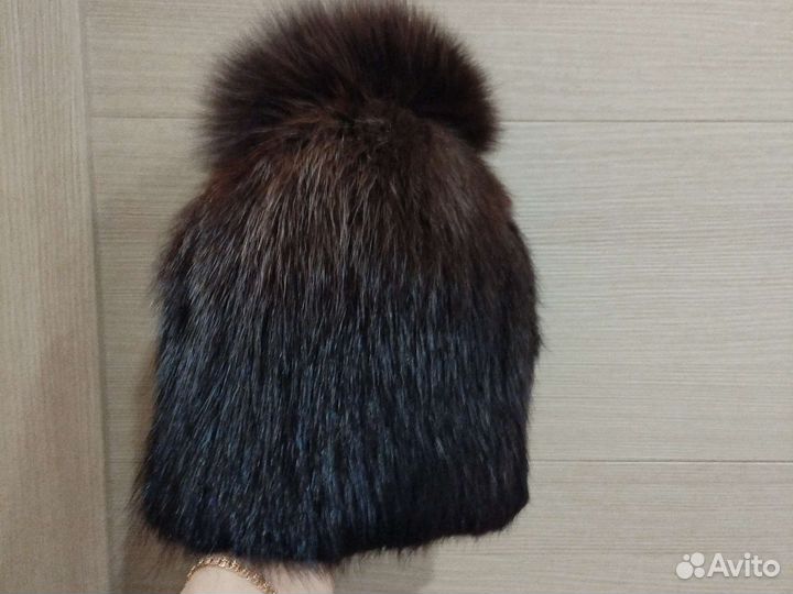 Шапка норковая женская