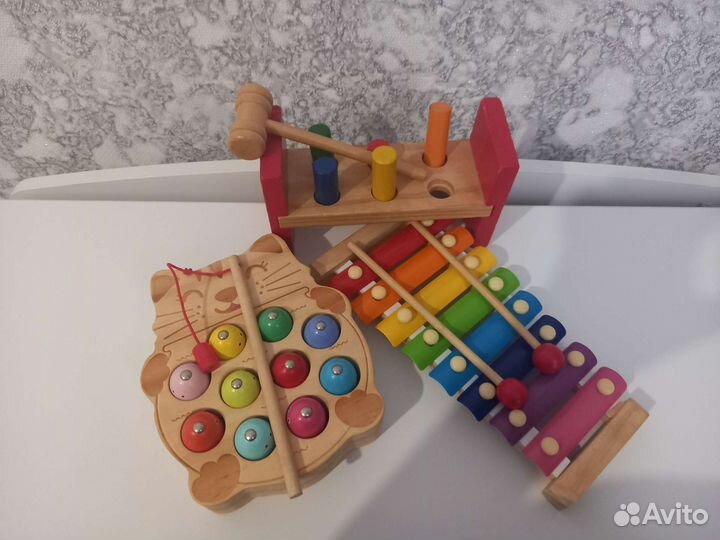 Развивающие деревянные игрушки