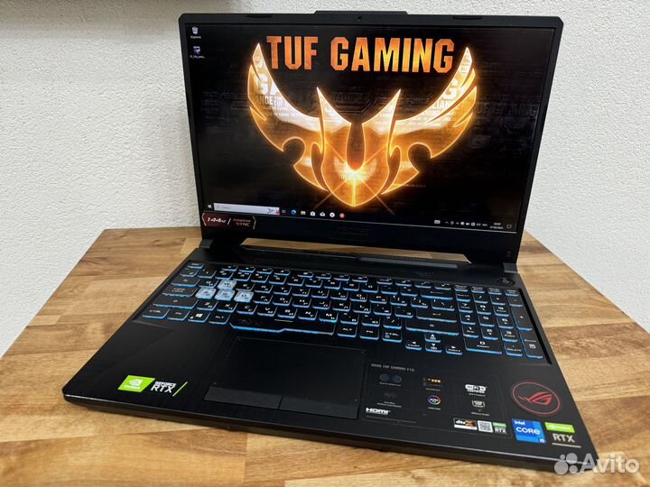 TUF 12 ядер i5-11400H 16Gb RTX 3050Ti SSD512 144Hz