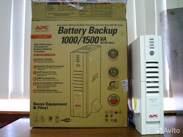 Ибп APC Back-UPS RS BR1000I