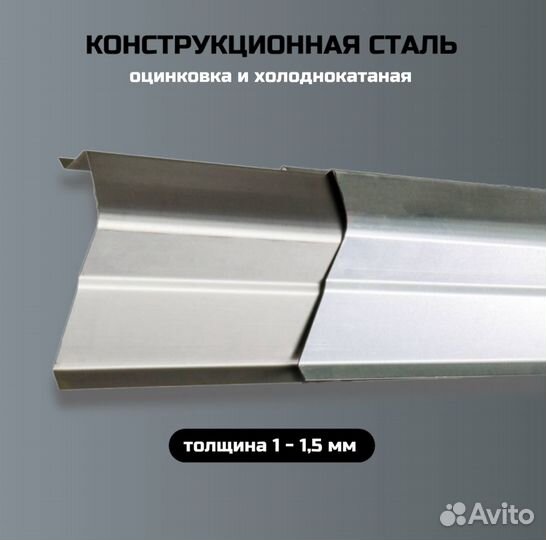 Пороги ремонтные Mitsubishi Airtrek 1 и др