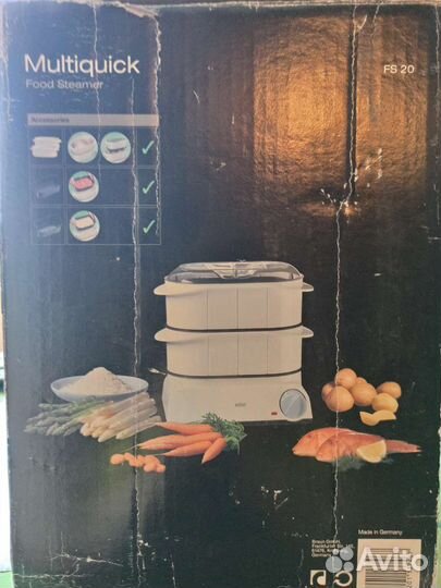 Пароварка braun новая