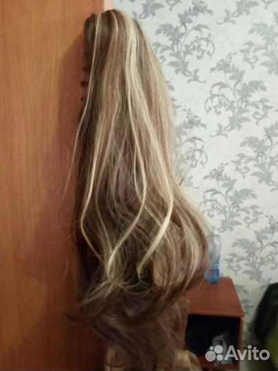 Хвост шиньон на крабе 41 см