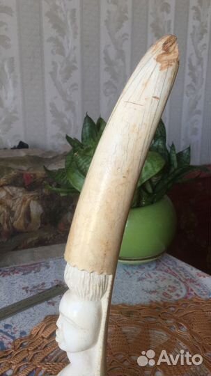 Резьба по кости девушка фигура цар