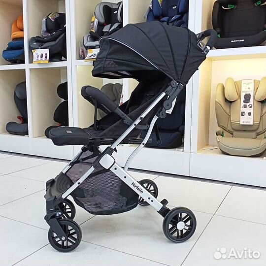 Легкая Прогулочная коляска Farfello Comfy Go черны