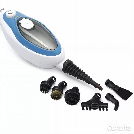 Паровая швабра KitFort кт-1004-1, голубой