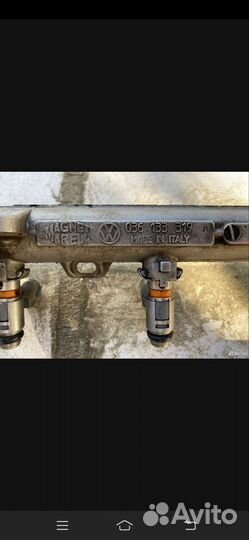 Топливная рампа Фольксваген golf