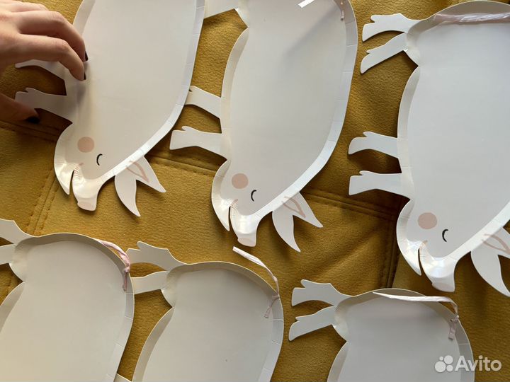 Тарелки свиньи meri meri 6 штук