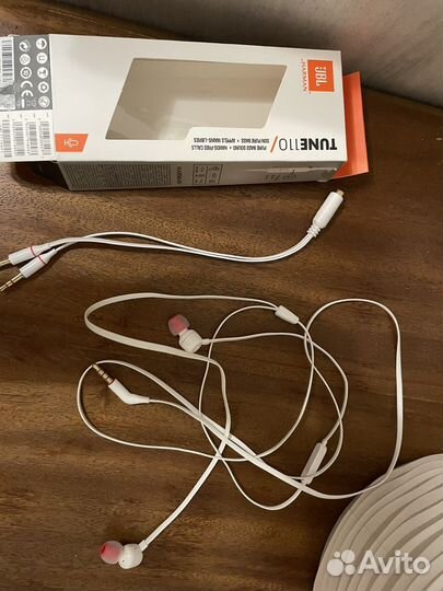 Наушники jbl с переходником