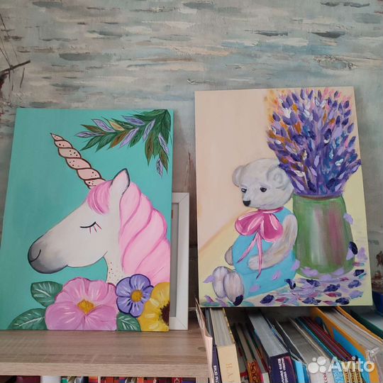 Картина мишка