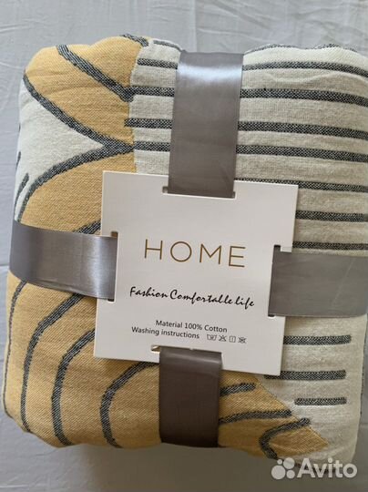 Покрывало хлопковое на кровать новое