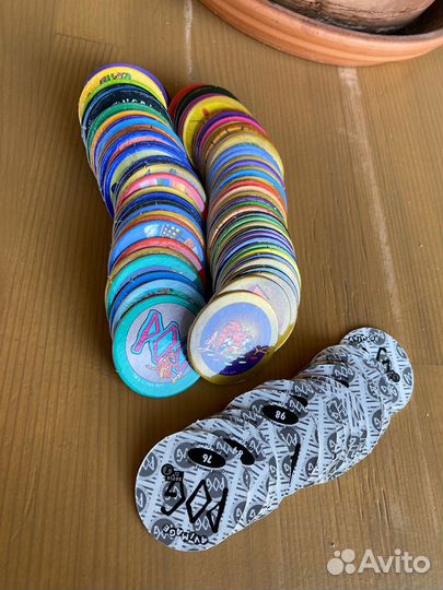 Полная серия фишек POG - 100 шт