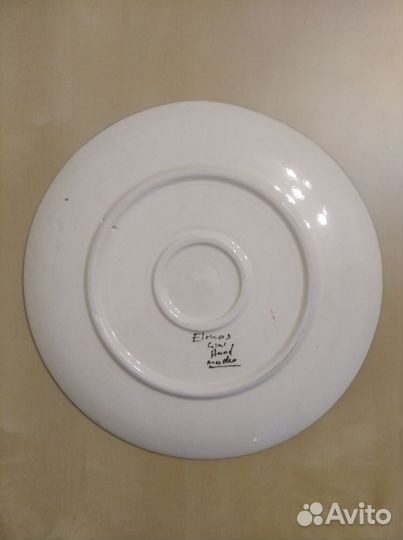 Блюдо расписное 32 см с фигурными тарелками