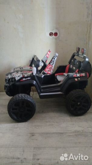 Детский электромобиль джип 4/4
