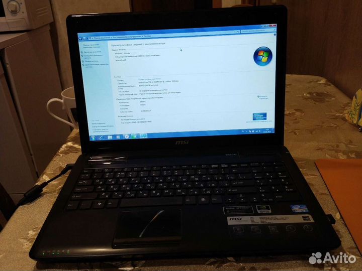 Ноутбук msi бу