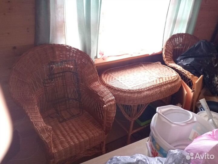 Комплект плетёной мебели