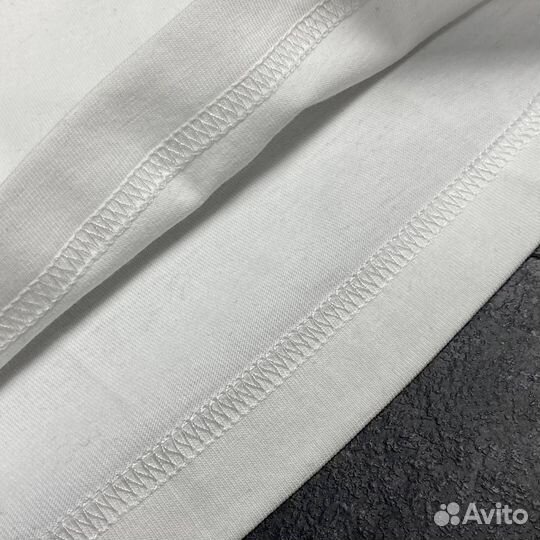 Хлопковая футболка stussy built tough lux