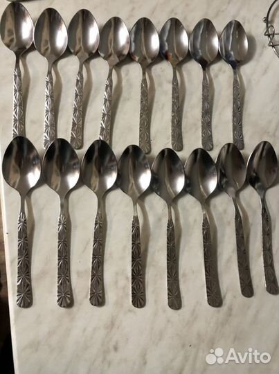 Ложки мельхиор,ложки и ножи нерж СССР