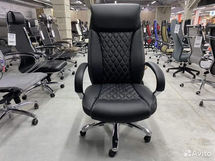 Компьютерное кресло кожа