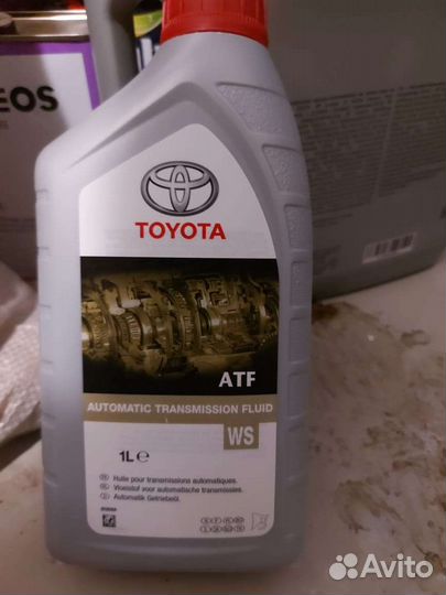 Масло трансмиссионное toyota atf ws